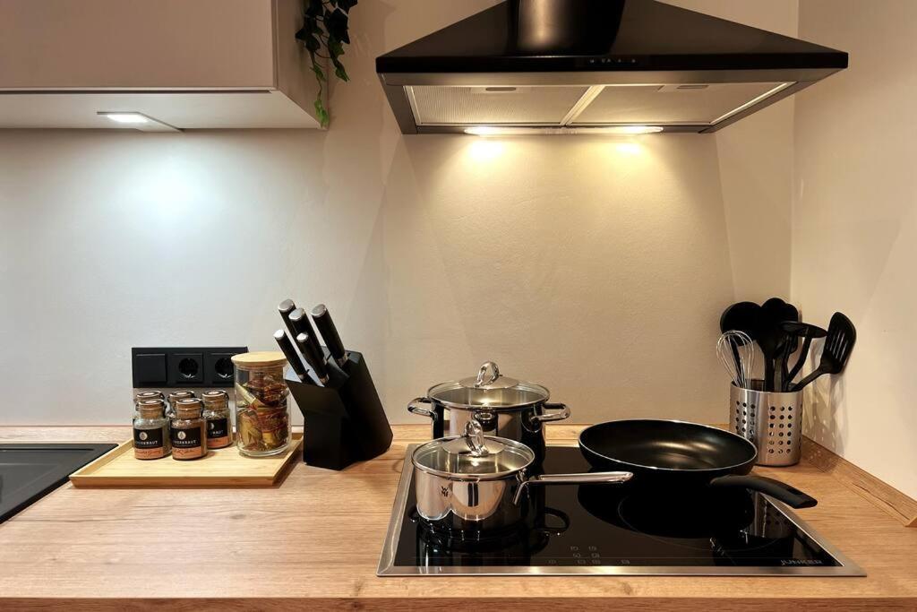 Soul-Apartment Balkon Privatparkplatz 2 Boxspringbetten 55Zoll Tv Wlan Лайпциг Екстериор снимка